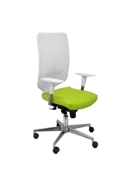 SILLA PIQUERAS Y CRESPO OSSA BLANCA USO INTENSIVO MECANISMO SINCRO REGULABLE EN ALTURA RESPALDO MALLA BLANCO REFUERZO LUMBAR BRA