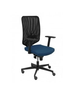 SILLA PIQUERAS Y CRESPO OSSA NEGRA USO INTENSIVO MECANISMO SINCRO REGULABLE EN ALTURA RESPALDO MALLA NEGRA REFUERZO LUMBAR BRAZO