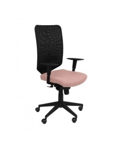 SILLA PIQUERAS Y CRESPO OSSA NEGRA USO INTENSIVO MECANISMO SINCRO REGULABLE EN ALTURA RESPALDO MALLA NEGRA REFUERZO LUMBAR BRAZO