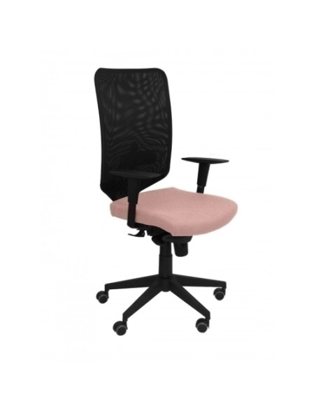 SILLA PIQUERAS Y CRESPO OSSA NEGRA USO INTENSIVO MECANISMO SINCRO REGULABLE EN ALTURA RESPALDO MALLA NEGRA REFUERZO LUMBAR BRAZO