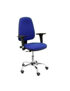 SILLA PIQUERAS Y CRESPO SOCOVOS CROMADO BRAZOS REGULABLES MECANISMO CONTACTO PERMANENTE CON REGULACION EN PROFUNDIDAD DEL ASIENT