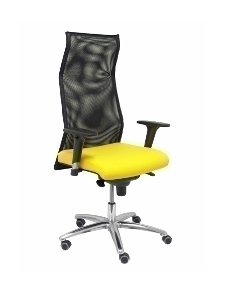 SILLON PIQUERAS Y CRESPO SAHUCO XL DIRECCION HASTA 160 Kg MECANISMO SINCRO BRAZOS REGULABLES EN ALTURA RESPALDO MALLA TRANSPIRAB