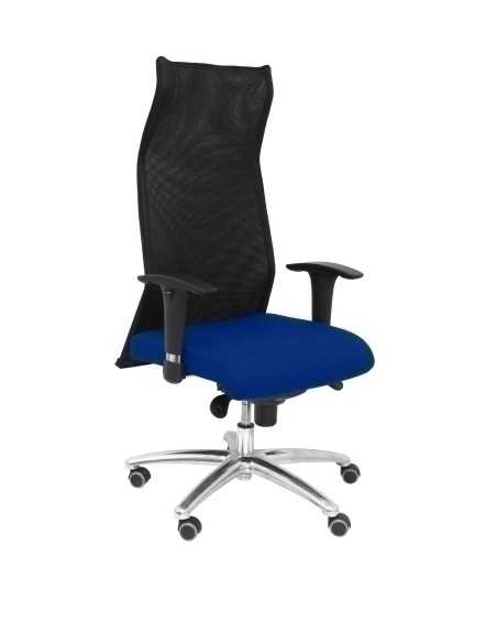 SILLON PIQUERAS Y CRESPO SAHUCO XL DIRECCION HASTA 160 Kg MECANISMO SINCRO BRAZOS REGULABLES EN ALTURA RESPALDO MALLA TRANSPIRAB