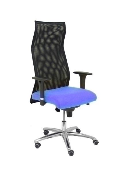 SILLON PIQUERAS Y CRESPO SAHUCO XL DIRECCION HASTA 160 Kg MECANISMO SINCRO BRAZOS REGULABLES EN ALTURA RESPALDO MALLA TRANSPIRAB