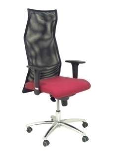 SILLON PIQUERAS Y CRESPO SAHUCO XL DIRECCION HASTA 160 Kg MECANISMO SINCRO BRAZOS REGULABLES EN ALTURA RESPALDO MALLA TRANSPIRAB