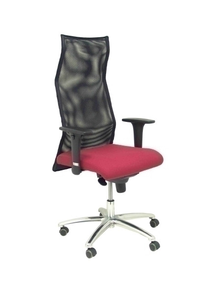 SILLON PIQUERAS Y CRESPO SAHUCO XL DIRECCION HASTA 160 Kg MECANISMO SINCRO BRAZOS REGULABLES EN ALTURA RESPALDO MALLA TRANSPIRAB