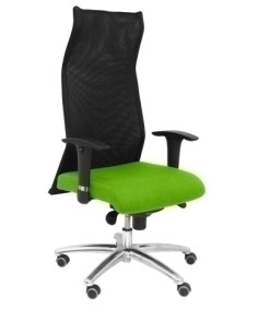 SILLON PIQUERAS Y CRESPO SAHUCO XL DIRECCION HASTA 160 Kg MECANISMO SINCRO BRAZOS REGULABLES EN ALTURA RESPALDO MALLA TRANSPIRAB