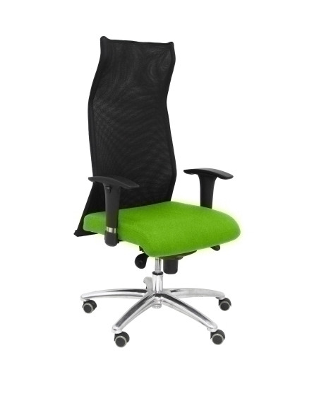 SILLON PIQUERAS Y CRESPO SAHUCO XL DIRECCION HASTA 160 Kg MECANISMO SINCRO BRAZOS REGULABLES EN ALTURA RESPALDO MALLA TRANSPIRAB