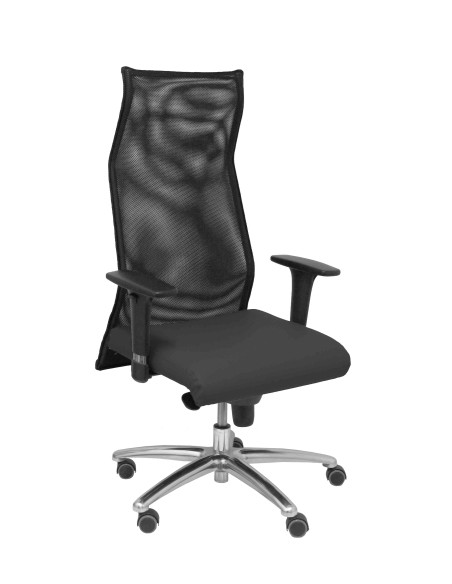 SILLON PIQUERAS Y CRESPO SAHUCO XL DIRECCION HASTA 160 Kg MECANISMO SINCRO BRAZOS REGULABLES EN ALTURA RESPALDO MALLA TRANSPIRAB