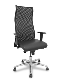 SILLON PIQUERAS Y CRESPO SAHUCO XL DIRECCION HASTA 160 Kg MECANISMO SINCRO BRAZOS REGULABLES EN ALTURA RESPALDO MALLA TRANSPIRAB