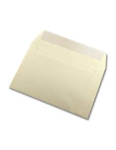 SOBRE SAM 110x220 VERJURADO 120g CREMA SILICONA CAJA de 250