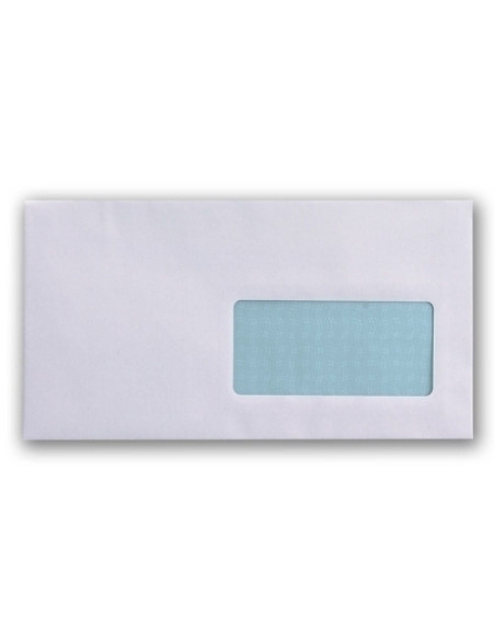 SOBRE SAM 115x225 BLANCO 80g INSERT VDCHAENGOMADO SOLAPA EXTERIOR ESPECIAL ENSOBRADORA CAJA de 500