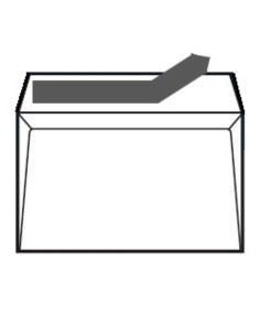 SOBRE SAM 120x176 BLANCO VERJURADO 120g VERSAM SILICONA CAJA de 250