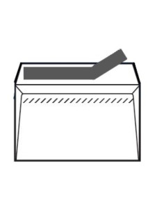 SOBRE SAM ECOSAM 110x220 BLANCO 105g OPEN SILICONA CAJA de 500