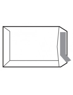 SOBRE-BOLSA SAM 145x355 BLANCO 90g SILICONA CAJA de 250