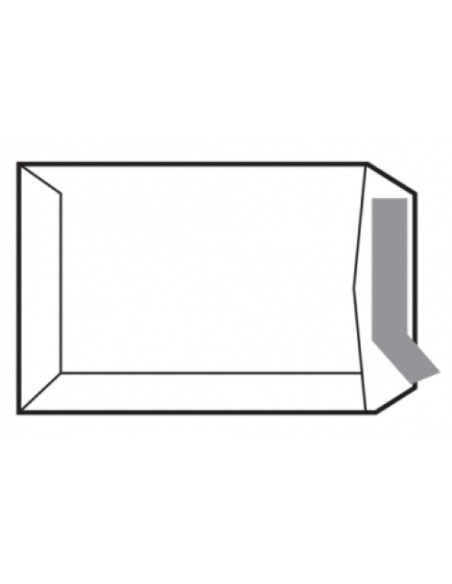 SOBRE-BOLSA SAM 145x355 BLANCO 90g SILICONA CAJA de 250