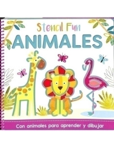 STENCIL FUN IGLOO MANOLITO BOOKS ANIMALES PARA APRENDER A DIBUJAR