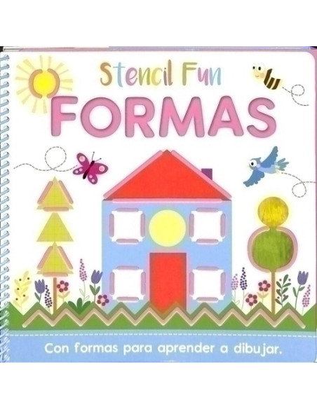 STENCIL FUN IGLOO MANOLITO BOOKS FORMAS PARA APRENDER A DIBUJAR
