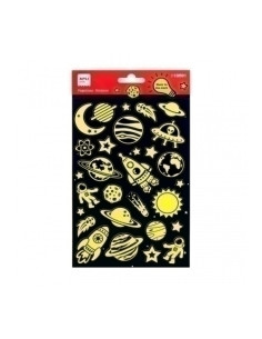 STICKERS APLI BOLSA 1h ESPACIO LUMINISCENTES  18561