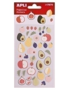 STICKERS APLI BOLSA 1h FRUTAS FRESCAS 17870