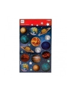 STICKERS APLI BOLSA 1h PLANETAS  18558
