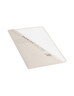 SUBCARPETA JALEMA 226g A4 BEIGE CON BOLSILLO CENTRAL PAQUETE de 10