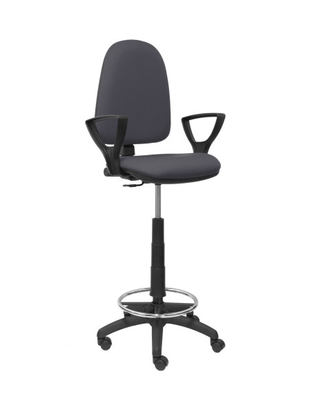 TABURETE PIQUERAS Y CRESPO AYNA BRAZOS FIJOS ERGONOMICO MECANISMO DE CONTACTO PERMANENTE REGULABLE EN ALTURA Y ARO REPOSAPIES AS