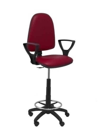 TABURETE PIQUERAS Y CRESPO AYNA BRAZOS FIJOS ERGONOMICO MECANISMO DE CONTACTO PERMANENTE REGULABLE EN ALTURA Y ARO REPOSAPIES AS