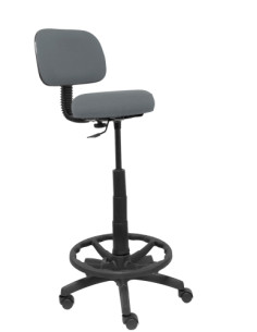 TABURETE PIQUERAS Y CRESPO LLANOS ERGOMICO MECANISMO DE CONTACTO LAMA REGULABLE EN ALTURA Y ARO REPOSAPIES RUEDAS de NYLON ASIEN