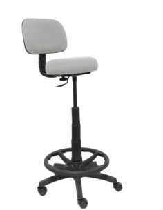 TABURETE PIQUERAS Y CRESPO LLANOS ERGOMICO MECANISMO DE CONTACTO LAMA REGULABLE EN ALTURA Y ARO REPOSAPIES RUEDAS de NYLON ASIEN