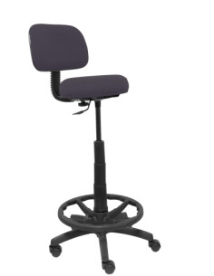 TABURETE PIQUERAS Y CRESPO LLANOS ERGOMICO MECANISMO DE CONTACTO LAMA REGULABLE EN ALTURA Y ARO REPOSAPIES RUEDAS de NYLON ASIEN