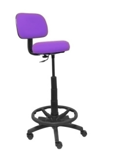 TABURETE PIQUERAS Y CRESPO LLANOS ERGOMICO MECANISMO DE CONTACTO LAMA REGULABLE EN ALTURA Y ARO REPOSAPIES RUEDAS de NYLON ASIEN