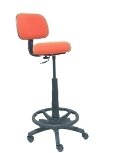 TABURETE PIQUERAS Y CRESPO LLANOS ERGOMICO MECANISMO DE CONTACTO LAMA REGULABLE EN ALTURA Y ARO REPOSAPIES RUEDAS de NYLON ASIEN