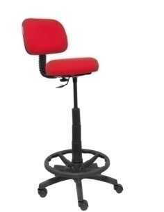 TABURETE PIQUERAS Y CRESPO LLANOS ERGOMICO MECANISMO DE CONTACTO LAMA REGULABLE EN ALTURA Y ARO REPOSAPIES RUEDAS de NYLON ASIEN