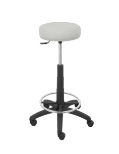 TABURETE PIQUERAS Y CRESPO TOLOSA BALI GRIS CLARO