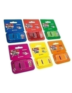 TACO BANDERITAS FIXO 50h 24x43 mm ROSA