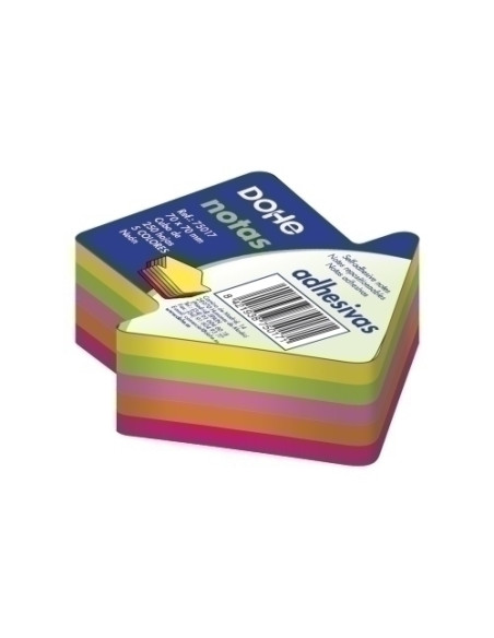 TACO NOTAS DOHE TROQUELADAS EN FORMA FLECHA 250H 5 COLORES NEON