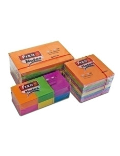 TACO NOTAS FIXO NOTES 100h  38x51 COLORES NEON PACK DE 12
