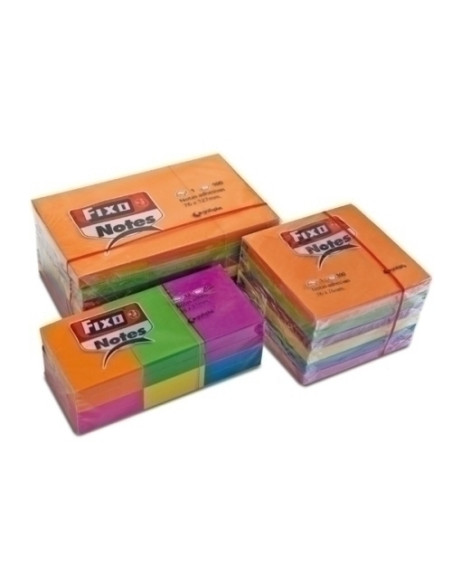 TACO NOTAS FIXO NOTES 100h  76x76 COLORES NEON