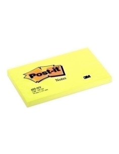 TACO NOTAS POST-IT 655 AMARILLO NEON 76X127
