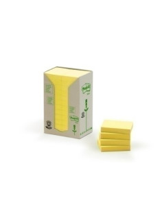 TACO NOTAS POST-IT RECICLADOS AMARILLOS 6531T TORRE 24 BLOCS 100 HJS