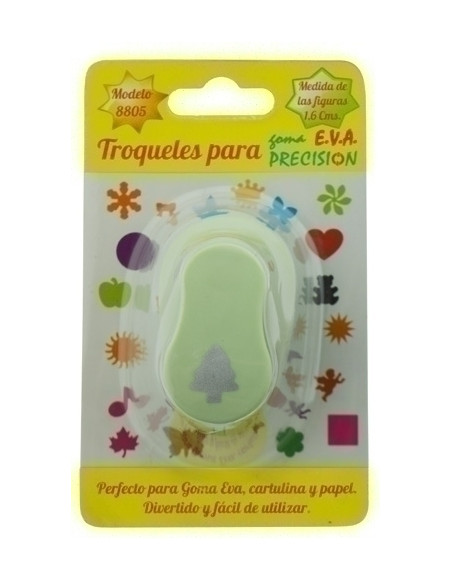 TALADRO GOMA EVA PRECISION 16 cm ARBOL pino