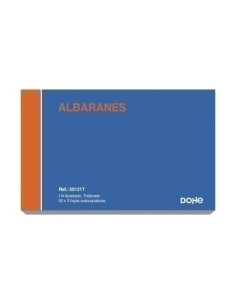 TALONARIO ALBARANES 14 APAISADO DUPLICADO DOHE