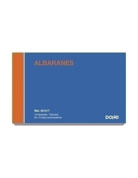 TALONARIO ALBARANES 14 APAISADO DUPLICADO DOHE