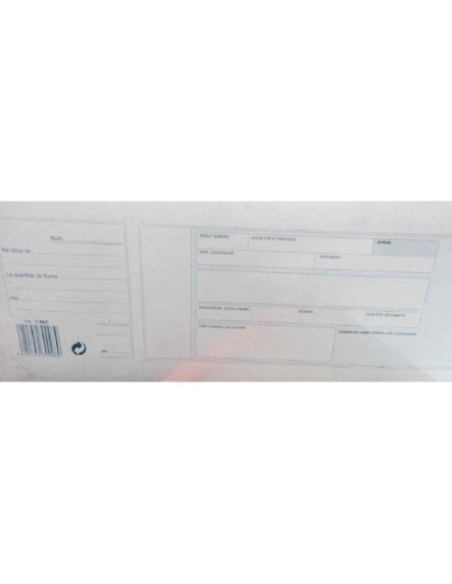 TALONARIO CATALAN RECIBOS BANCO CMATRIZ LOAN