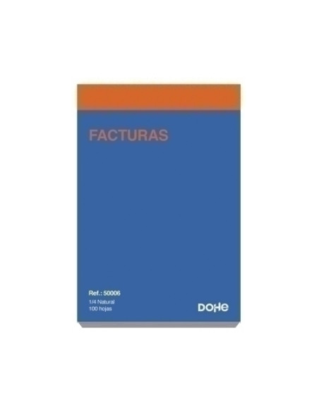 TALONARIO FACTURAS 14  NATURAL SIMPLE DOHE