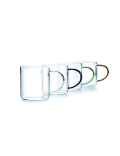 TAZA IBILI DE BOROSILICATO  300 ml SET de 8