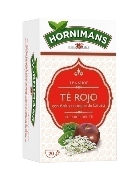 TE ROJO HORNIMANS CAJA DE 20 SOBRES