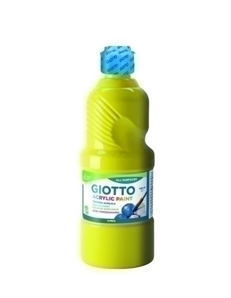 TEMPERA ACRILICA GIOTTO 500 ml AMARILLO