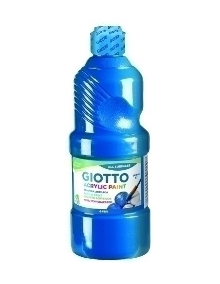 TEMPERA ACRILICA GIOTTO 500 ml AZUL CYAN